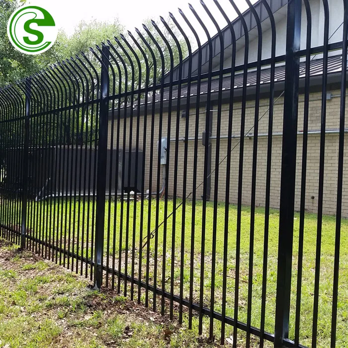 3rails Powder Coated Antirust Steel Fence Garrison Fencing