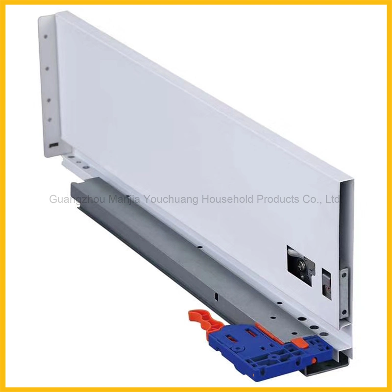 88mm High Full Extension Series Box Channel Soft Closing Metal Double Drawer Box Slide Rail Kitchen Hardware