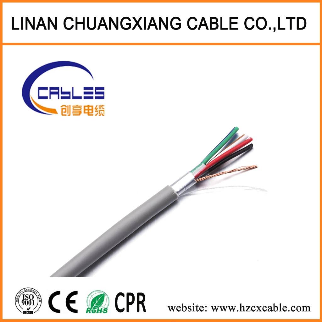 Fire Alarm Cable Copper Standard Communication 6cores Alarm Cable Monitor Security Alarm System CPR Approved