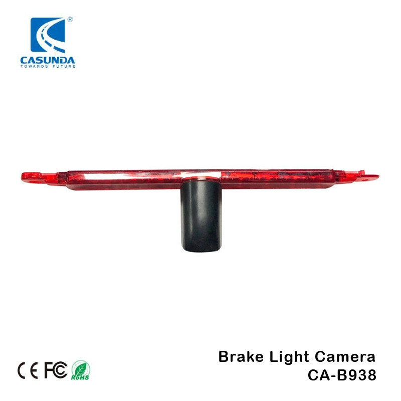 Doble lente universal de la parte superior de la luz de freno trasera resistente al agua de gran angular de la CMOS CCD Ver HD Kit de coche espejo copia de seguridad de la Cámara de vehículo de estacionamiento