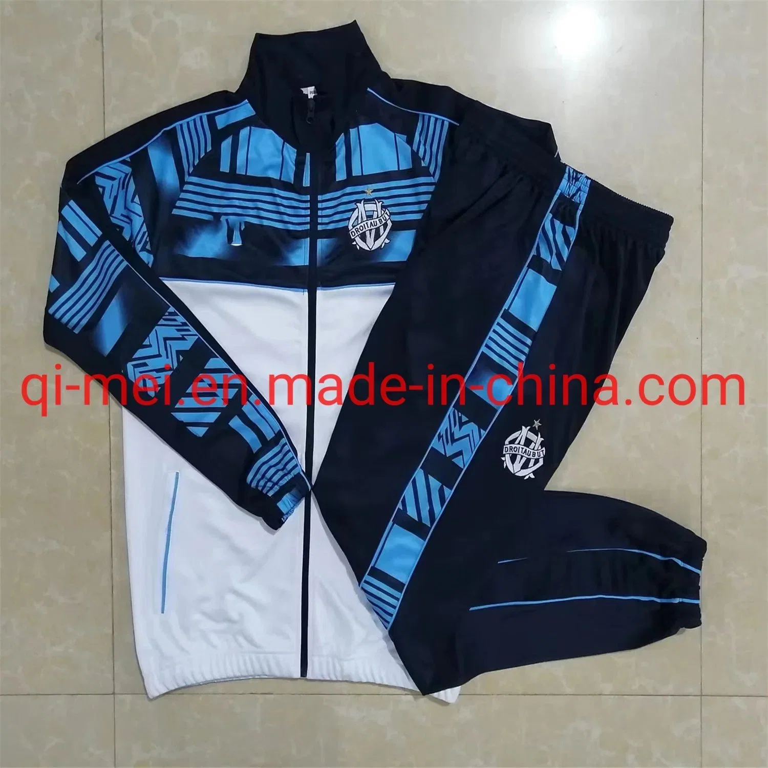 Cheap 22/23 Season Flamengo Sao Paulo Marseille Dortmund Full Zip Soccer Training Suits Tracksuits