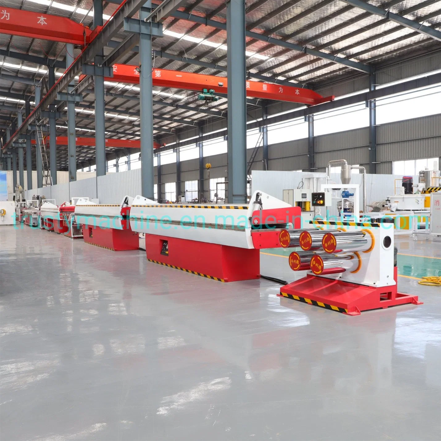 China precio de fábrica plástico PP PE PBT Monofilamento Línea de producción de extrusión de cable de hilo plano redondo