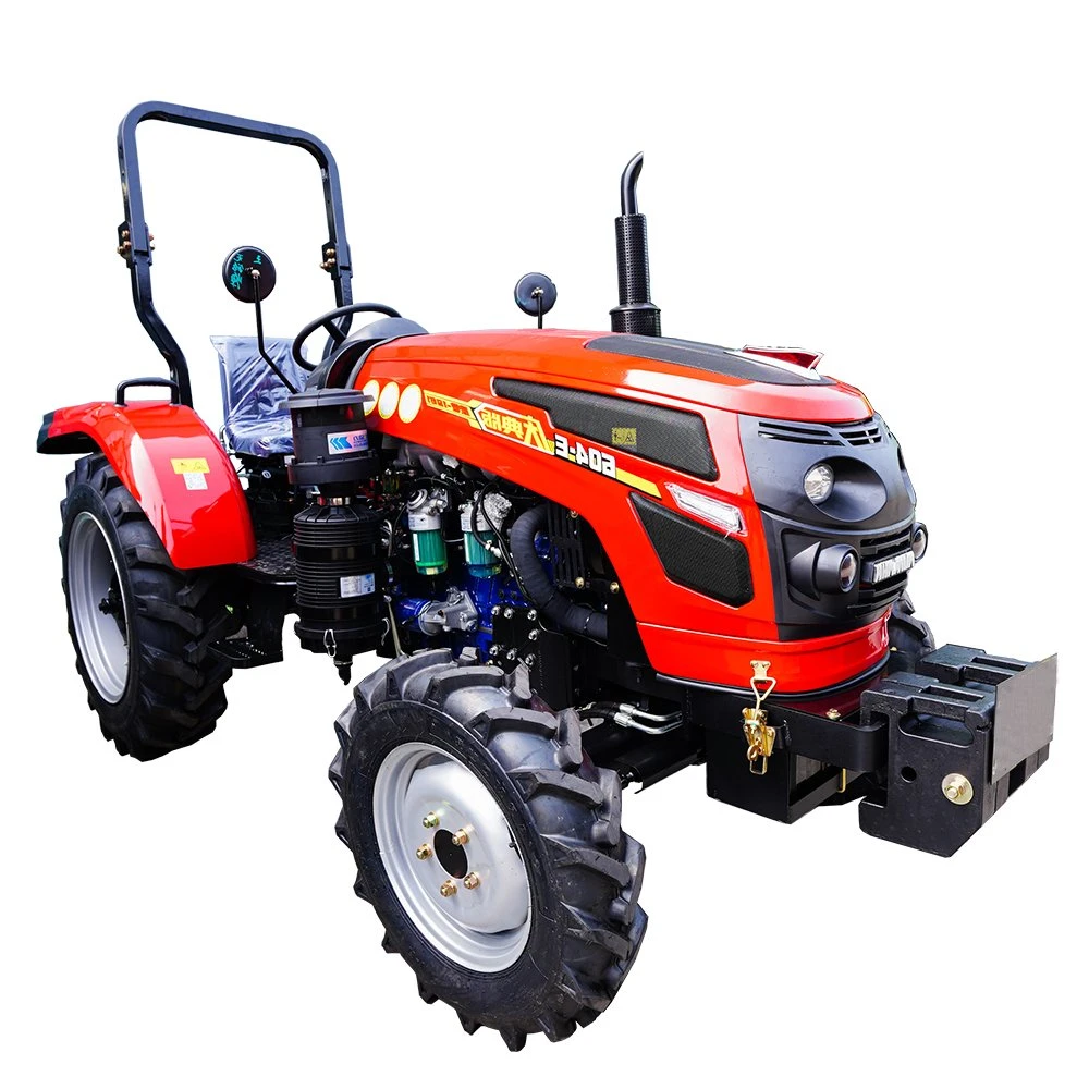 China Cheap 50HP 60HP 70HP 80HP 90HP 100HP 4WD Front End Loader Farm Agricultural Tractor with Front Loader 4WD for Sale Price China Supply Factory Cheap Price