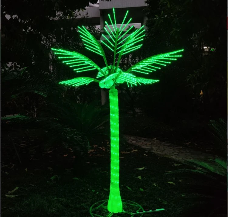 Paysage extérieur plus de 3m artificielle palm tree LED