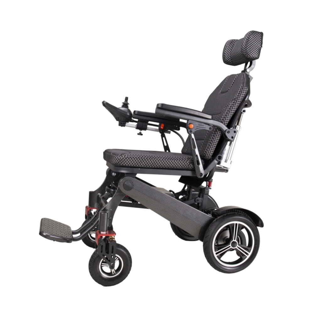 Magnesium Alloy Carbon Fiber Surface Treatment Lightweight Electric Wheelchair High-End Wheelchair