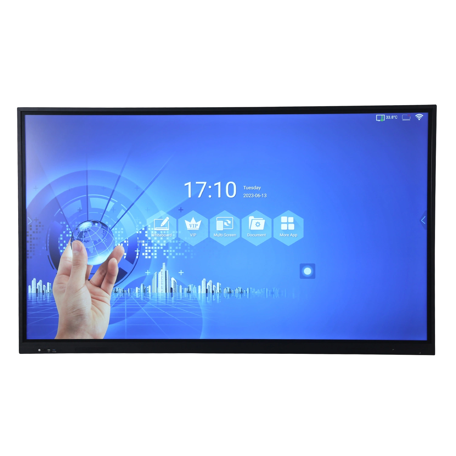 Hot Sales 55 pulgadas pantalla táctil interactiva de pantalla plana Smartboard Pizarra todo en uno