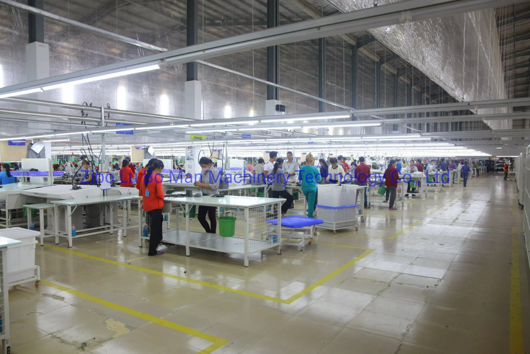 Custom Made Garment Factory Double-Layer Checking and Packing Table