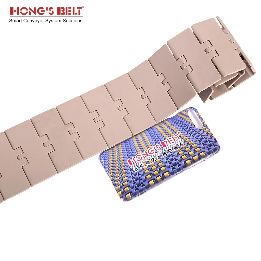 Cadena de plástico de flexión lateral Hongsbelt HS-820-K325 para mesas