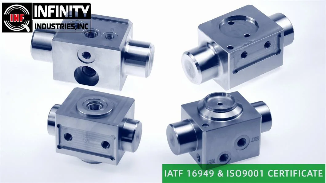 40mm-80mm Cylinder End/Valve Bock for Hydraulic Cylinder by CNC Milling