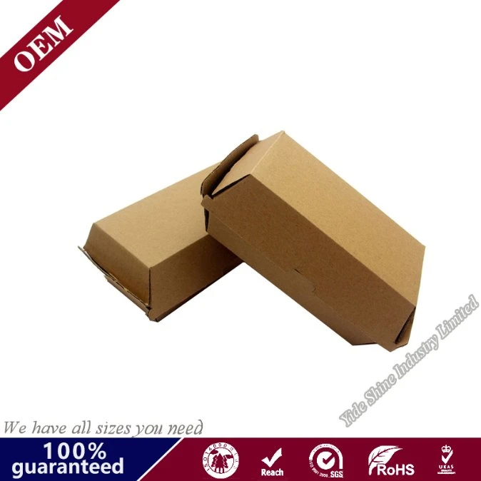 Micro Flute Brown Food Packaging Paper Cardboard Burger Box