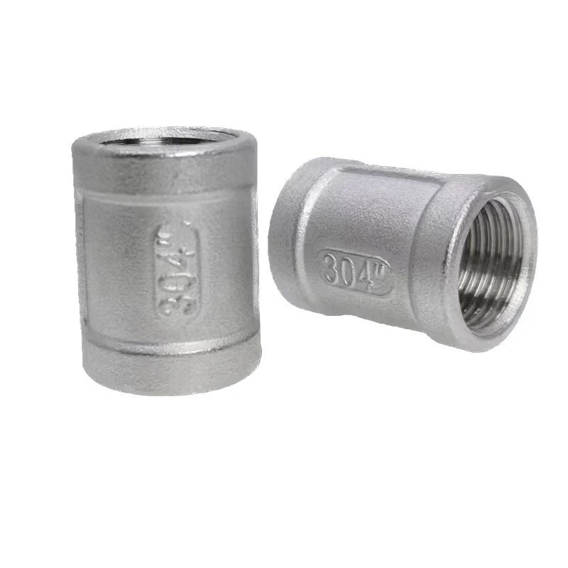 Bstv Industry Internal Connection Stainless Steel 304/316 Socket Banded Coupling with Bsp/NPT/BSPT Female Thread