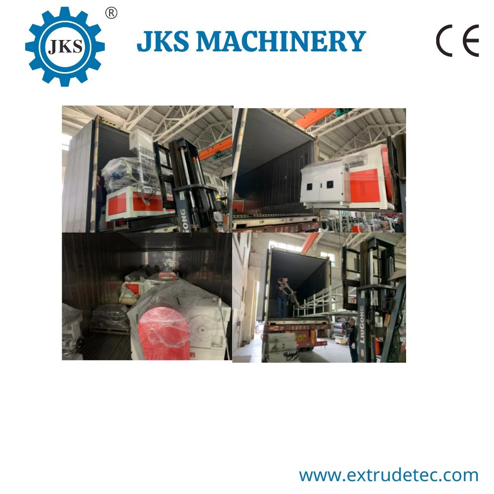 Plastic LDPE/MDPE/HDPE Pipe/Profile/Sheet/Plate Special Screw Designed Extrusion Lines for Indoor and Outdoor Floor Machinery/Extruding Machine