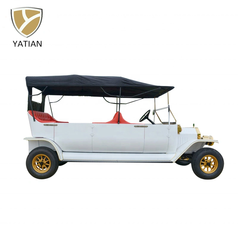 8 Seats Low Speed Pure Electric Vintage Car for Golf Yard or Community