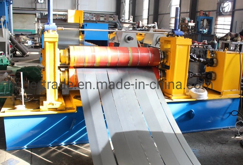 0.3-3.0mm and Width 1500mm Speed Galvanized Steel Coil Slitting Machine Line