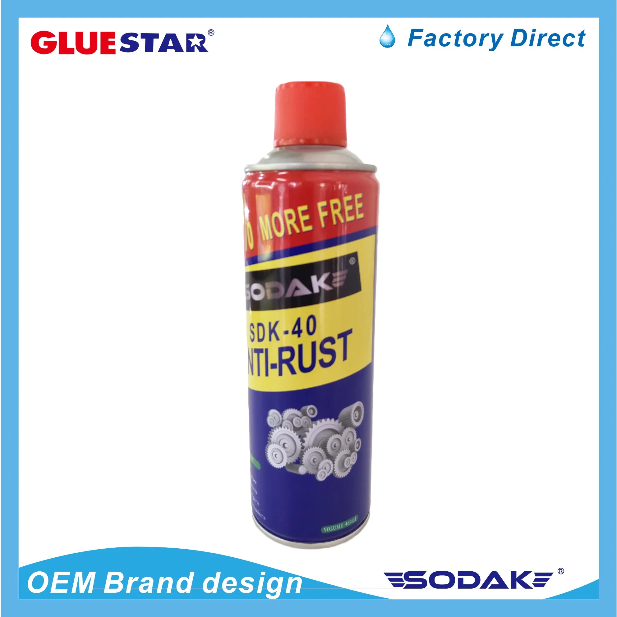 Sodak Chemical Anti-Rust Remover Spray Lubricant Silicone Lubricant Spray