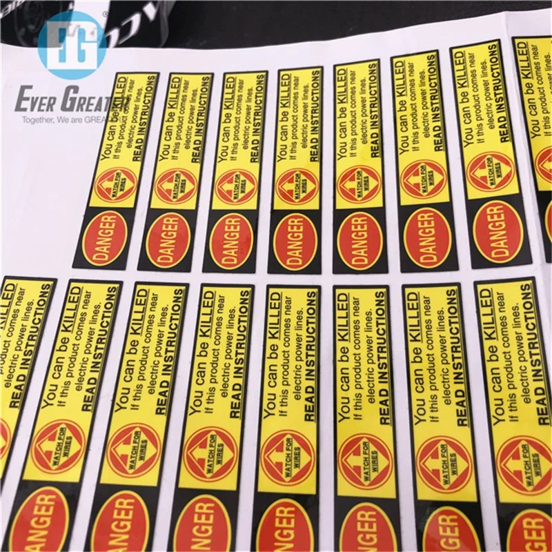 High quality/High cost performance Custom Printed Fragile Label Sticker PVC Warning Sticker