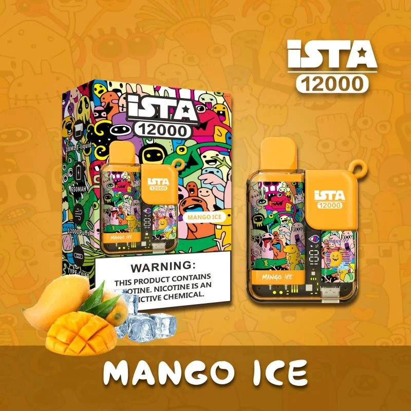 ISTA 12000 puff Zbood personalizado Premium Plus Mel Melon 12K/10K/20K Macaco descartável MR-Fog Yooz