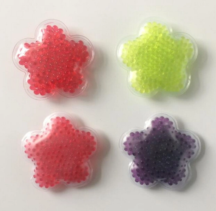 Custom Shape Star Cute Gel Beads Hot Cold Pack