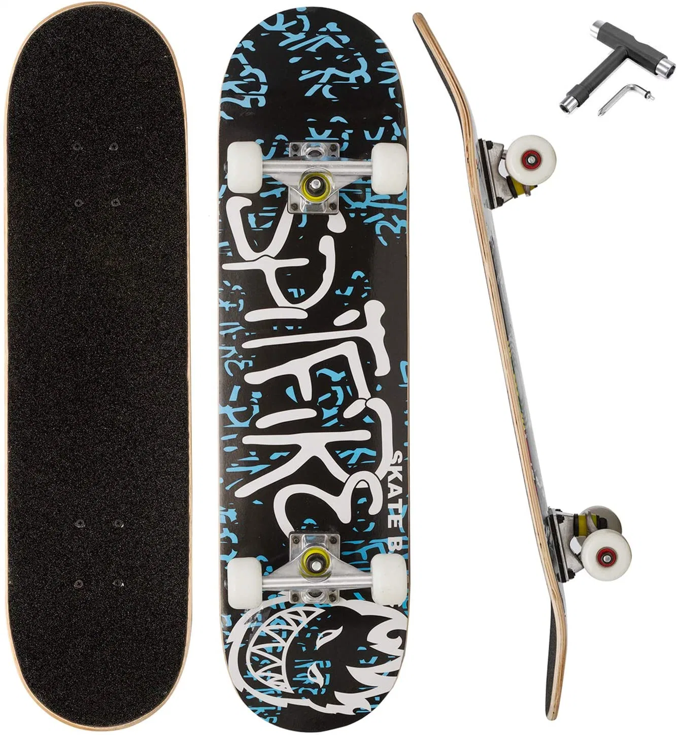 3108 331 بوصة 4 عجلات خشبية Maple Street Mini Skateboard