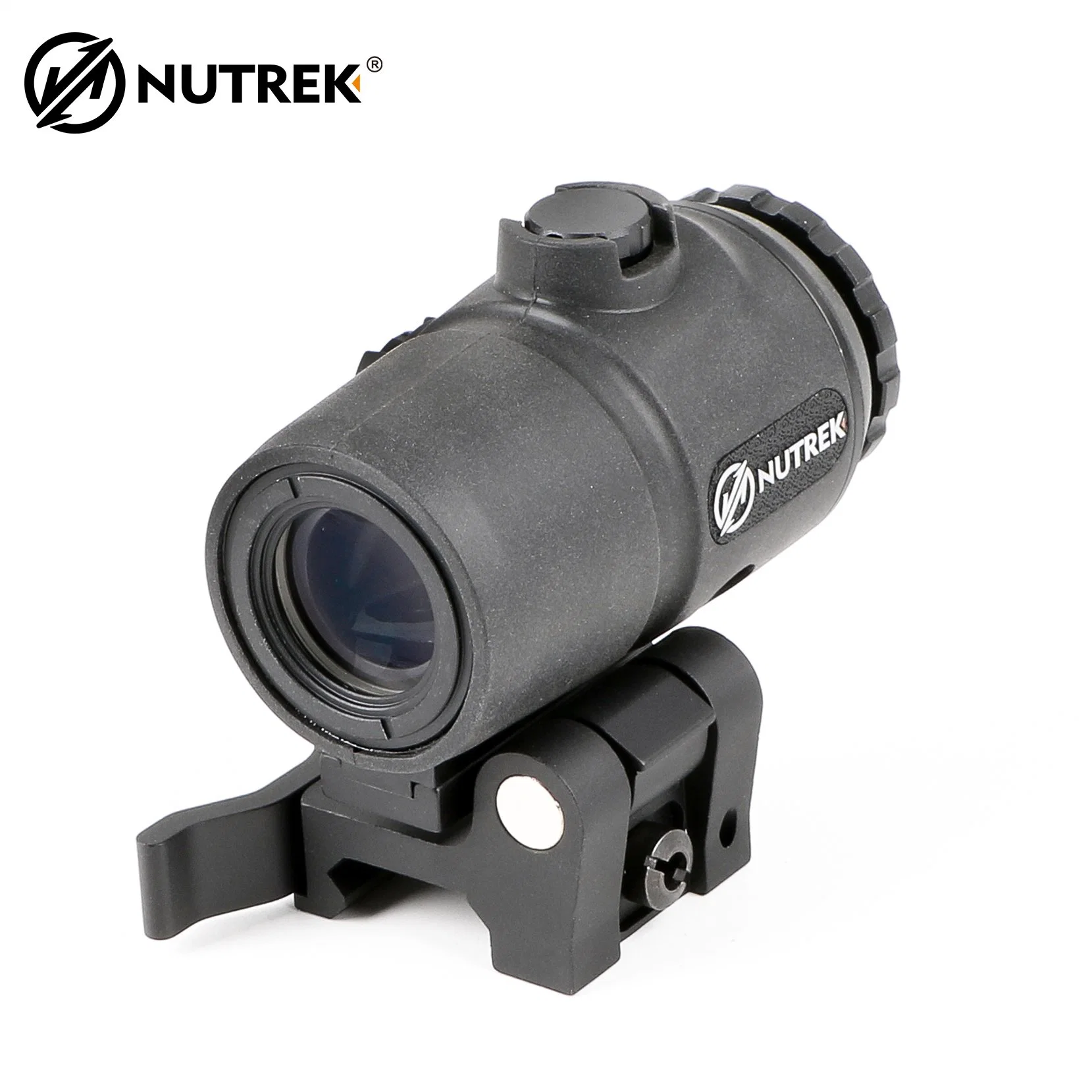 Nutrek Optics Compact Riflescope Red DOT Sight 3X Magnifier Prism Scope with Qd Base