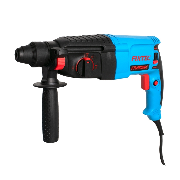 Fixtec 220-240V Electric Impact SDS Plus Rotary Hammer Drill with BMC and Accessories
