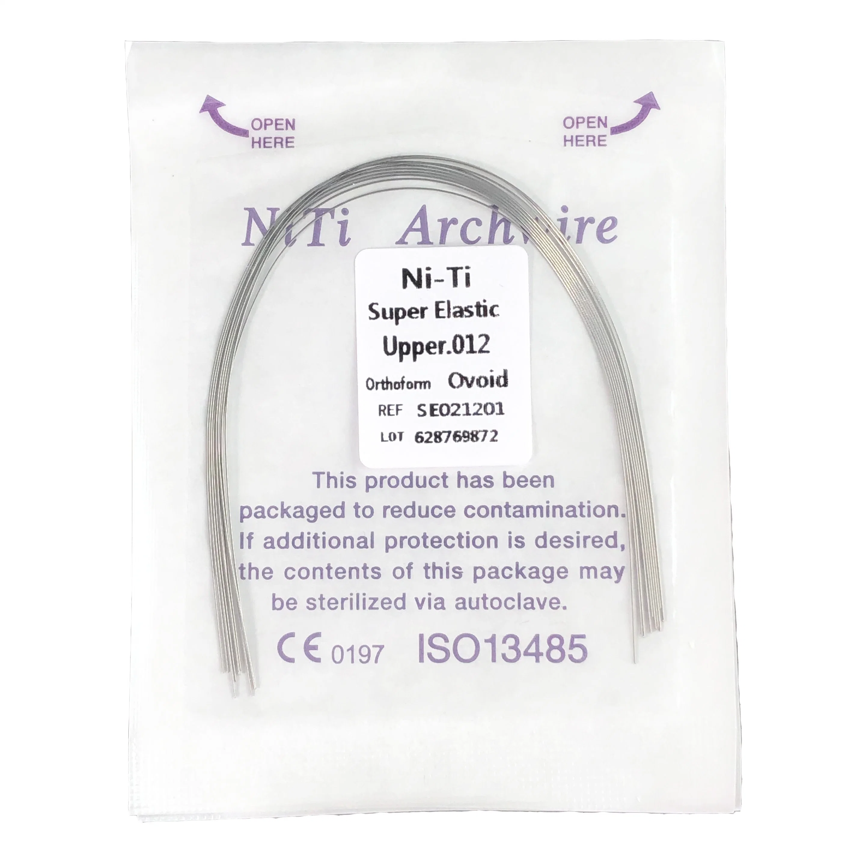 Dental Equipment Super-Elastic Arch Wire Nickel Titanium Orthodontic Wire