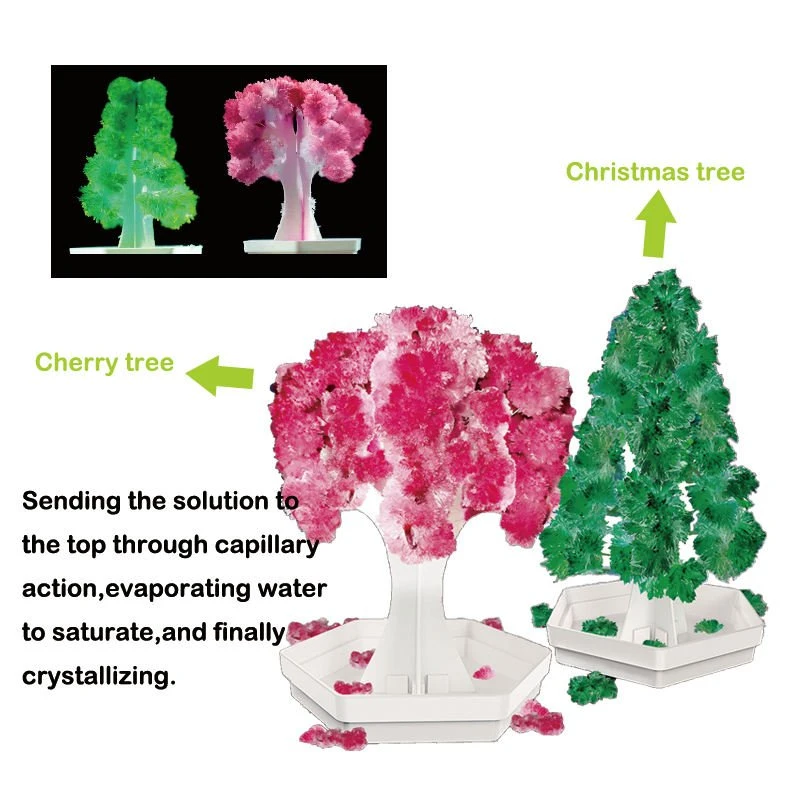 Criança Educational stem Toy Magic Crystal Tree Chemistry Set Learning Brinquedos educativos de brinquedos de brinquedos científicos