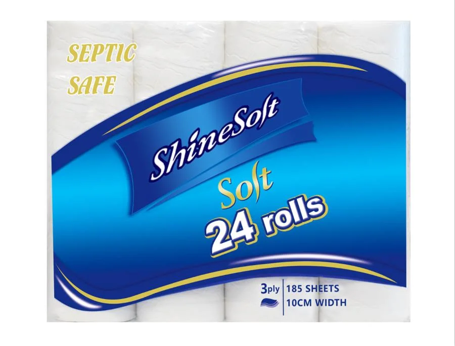 Virgin Wood Zellstoff und Umwelt Ecofriendly Soft 2ply 3ply Badezimmer Toilettenpapier