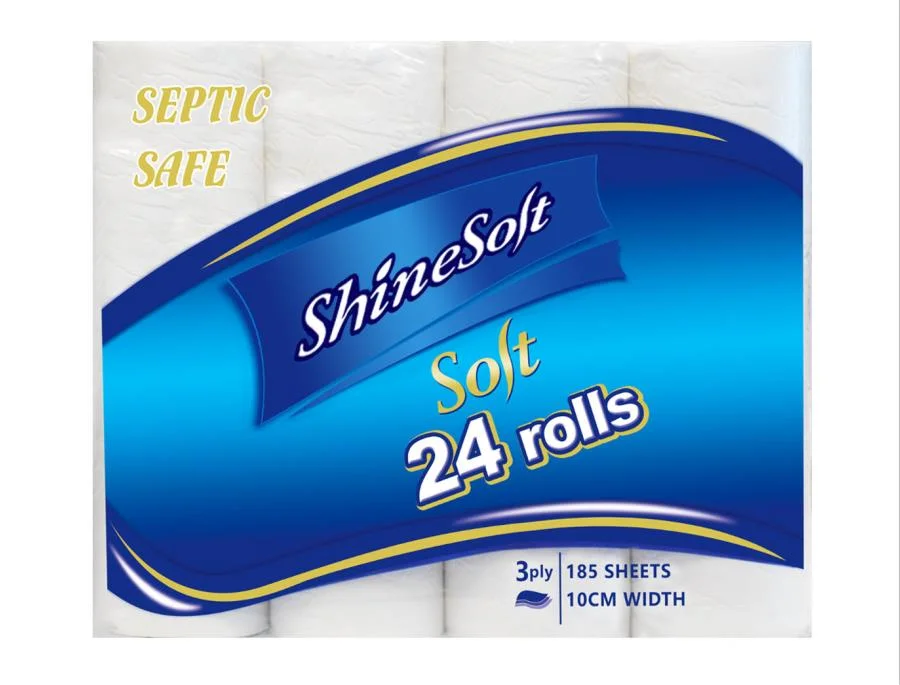 Virgin Wood Pulp and Environmental Ecofriendly Soft 2ply 3ply Bathroom Tissue Toilet Paper