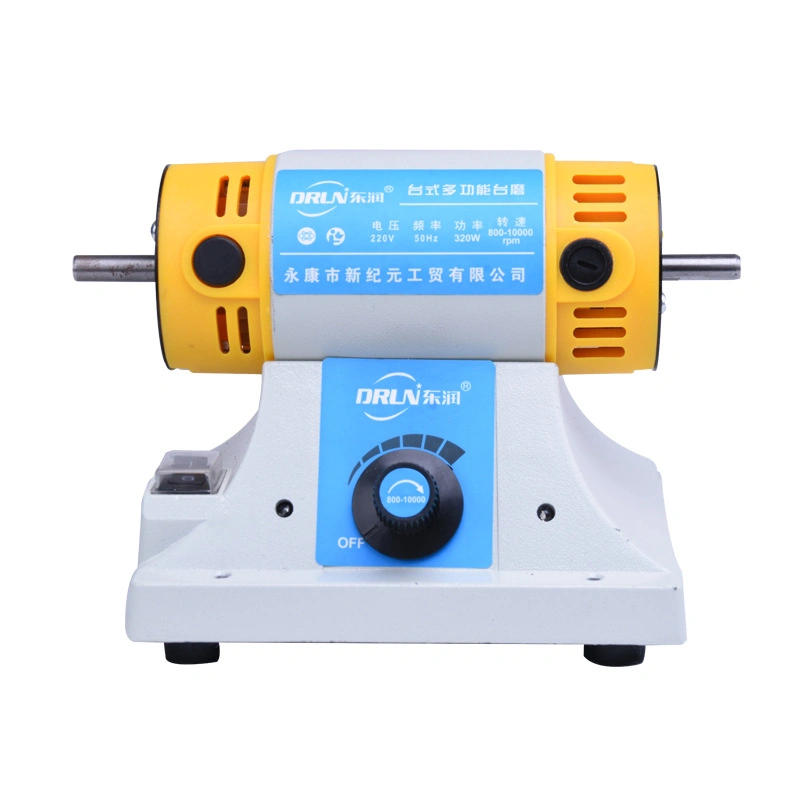 Stone Polishing Machine DIY Woodworking Jade Jewelry Dental Bench Lathe Machine Grinding Machine