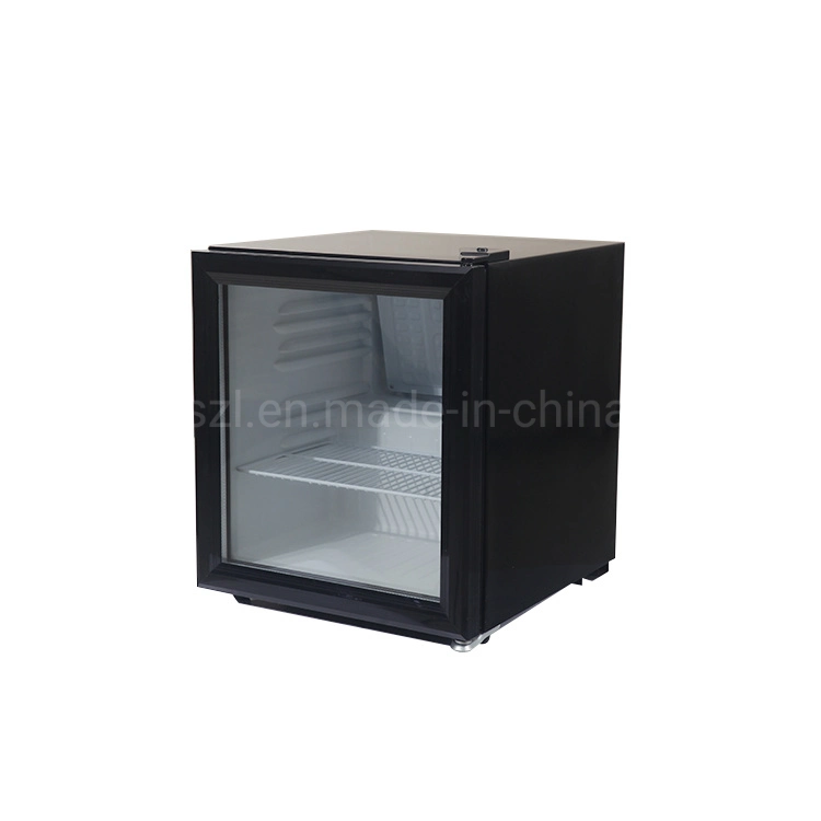 52L Mini Single Glass Door Display Drink Cooler Refrigeration Equipment Sc-52