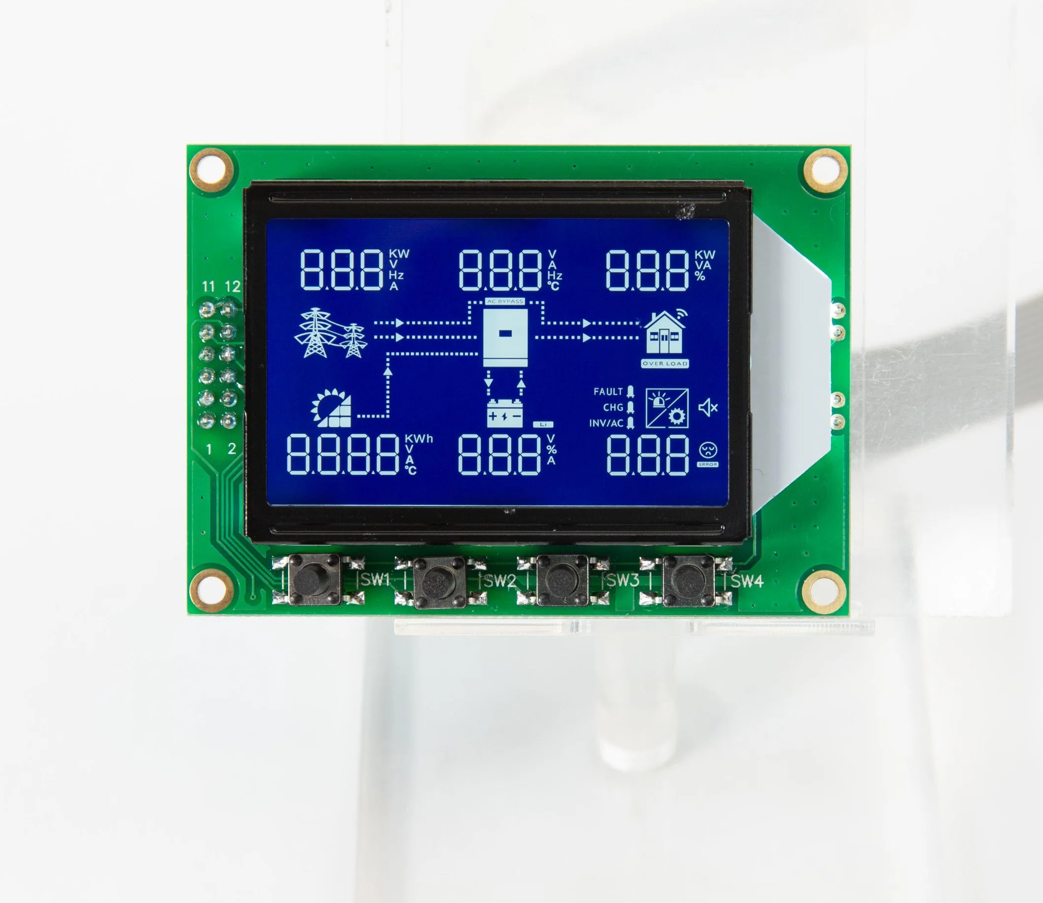 COB LCD Display Htn Liquid Crystal Display for New Energy Vehicles Chargers