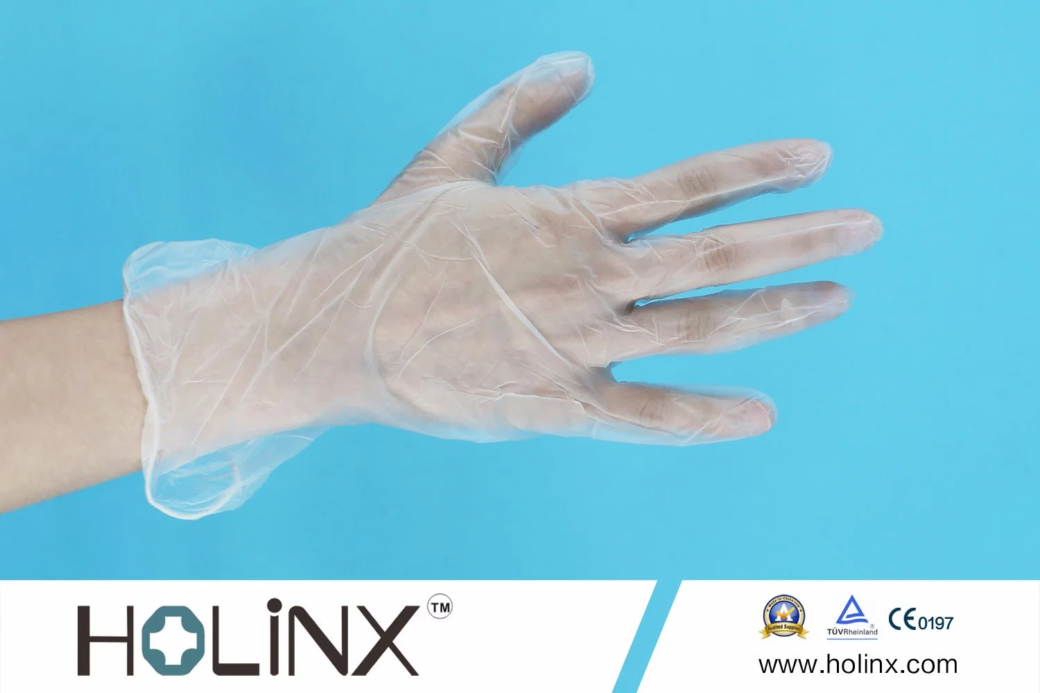 Vinyl Disposable Powder Free Examination Gloves