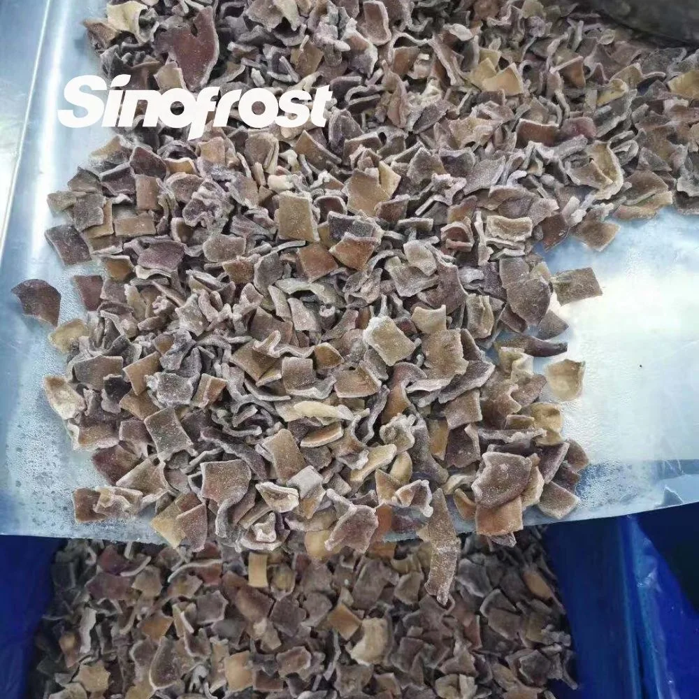 Mayorista IQF Black Fungus Cuts Proveedor: La dedicación de Sinofrost para proporcionar productos de alta calidad para setas congeladas