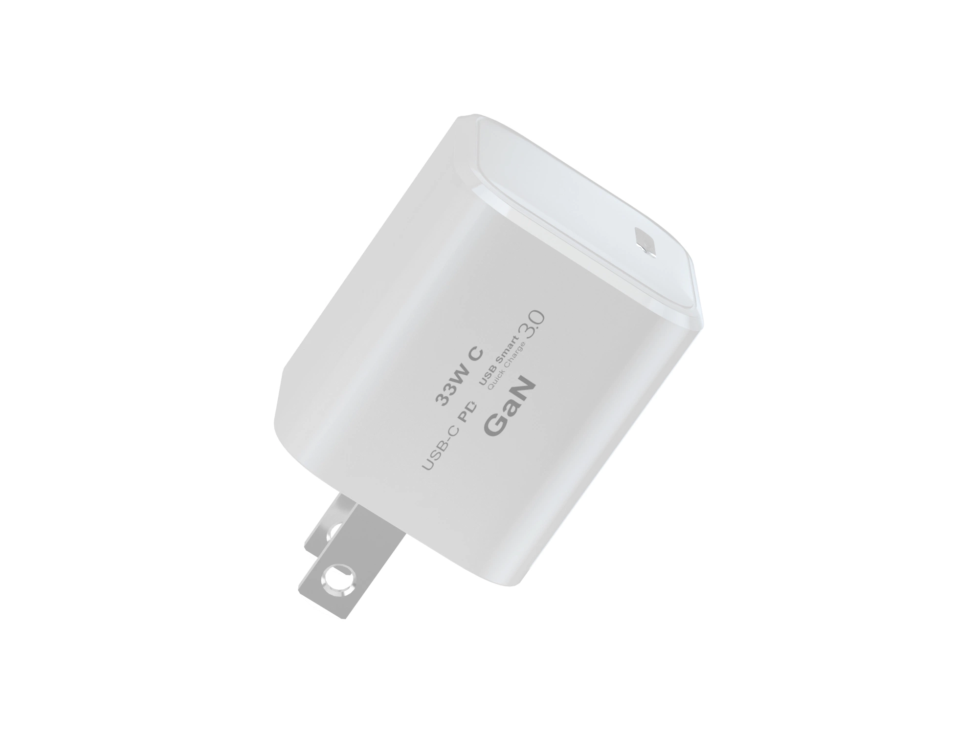 Mini Faltbar Schnellladung für iPhone Samsung Single Port Bluetooth-Headset Gan-Ladegerät