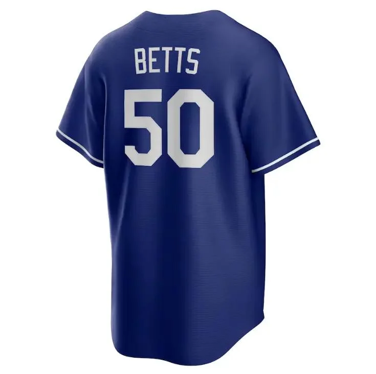 Stitched American Baseball Jerseys Los Angeles 50 Mookie Betts