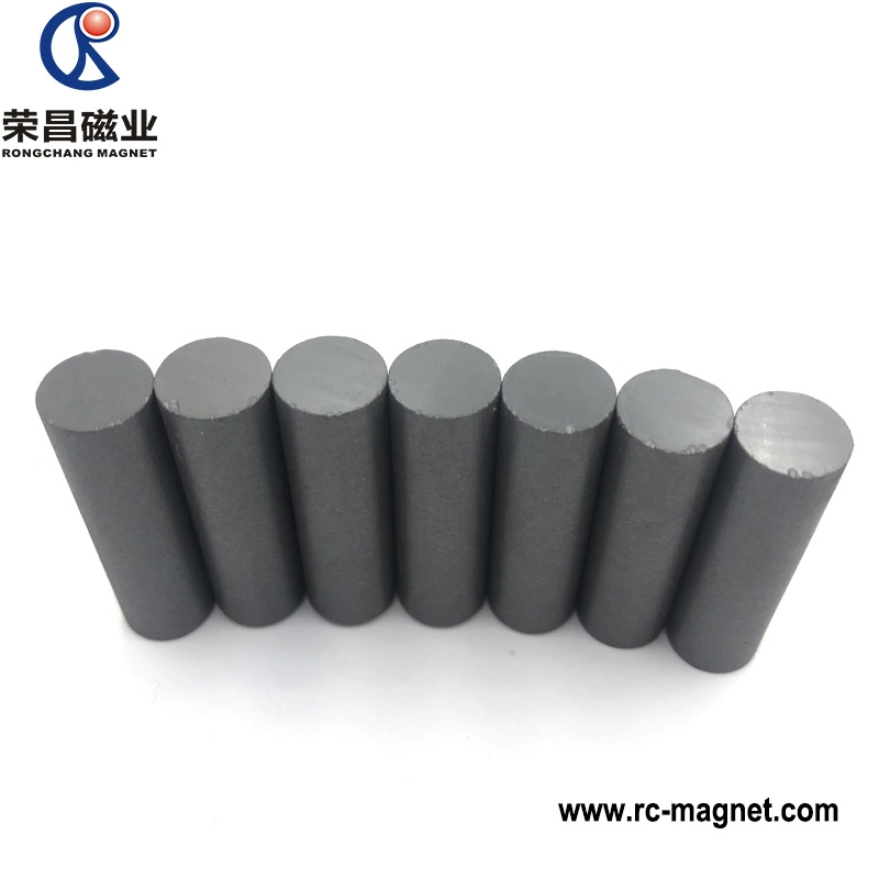 China Manufacturer Permanent C-5 Ferrite Cylinder Magnet