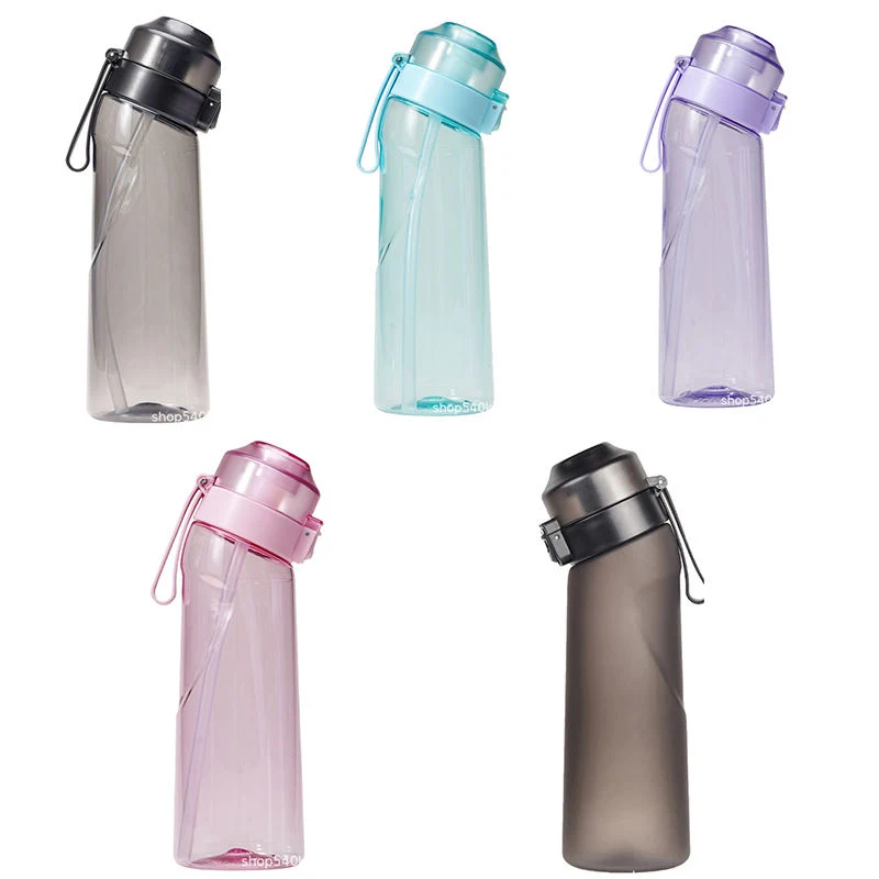 Custom Color Logo Drinking 650ml Air Scent Fruit Flavour up Tritan Water Bottle with Flavor Pod