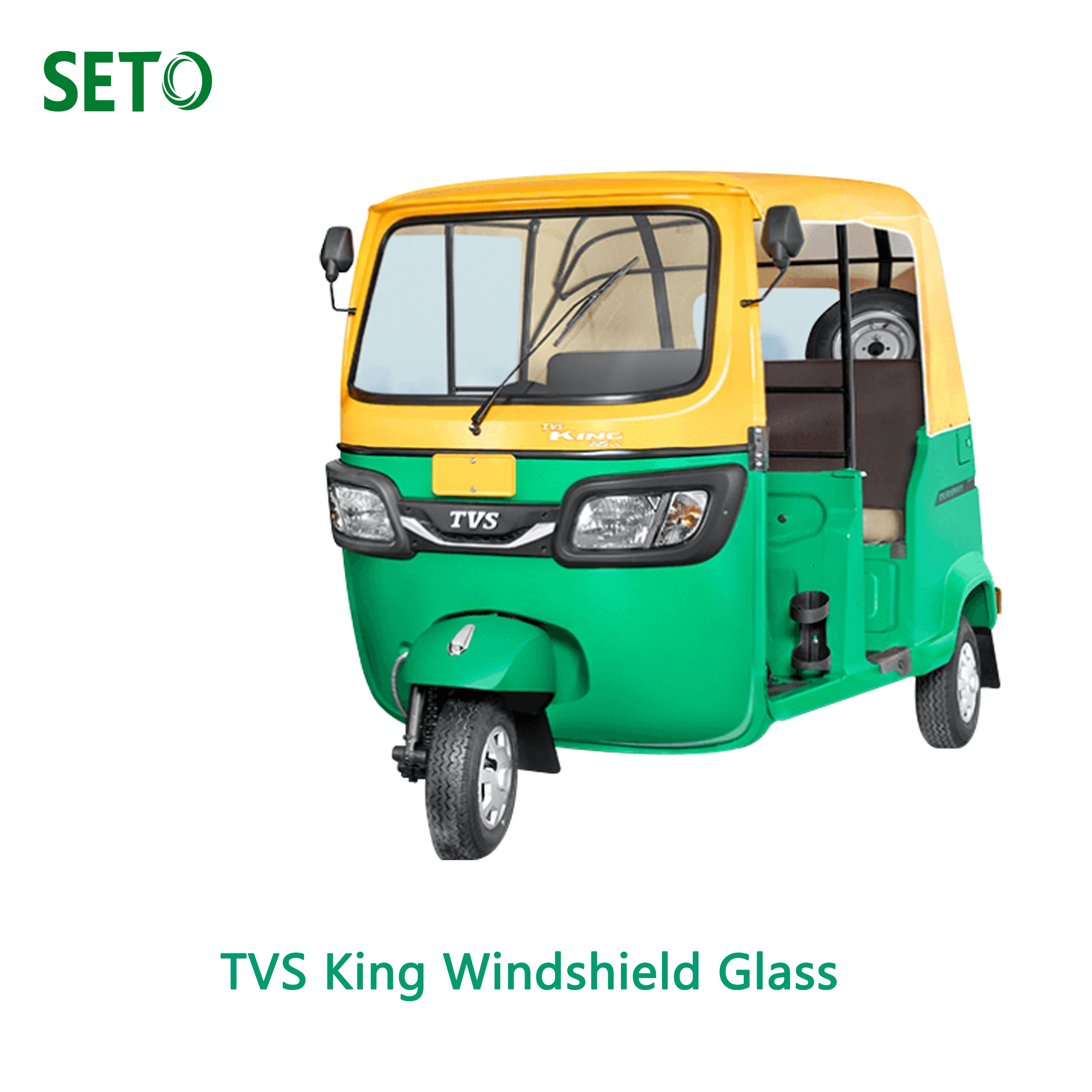 India Tvs King/Bajaj Re/Tuk Tuk Three Wheeler Windshield Automobile Glass Factory