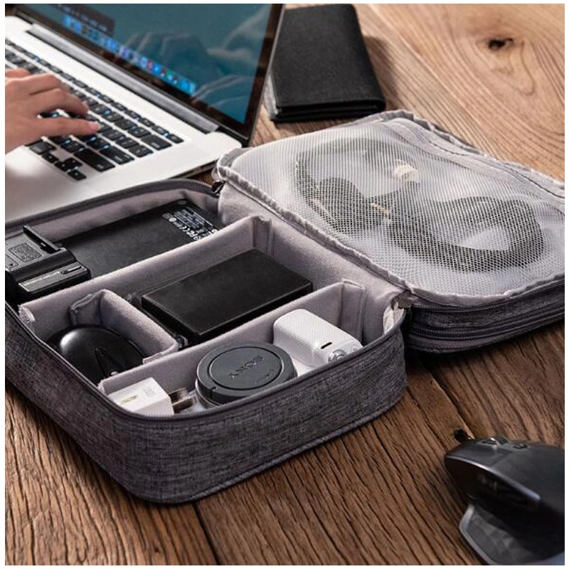 Data Cable Storage Bag Mobile Hard Drive Protection Case Charger Accessories Earphone Storage Box