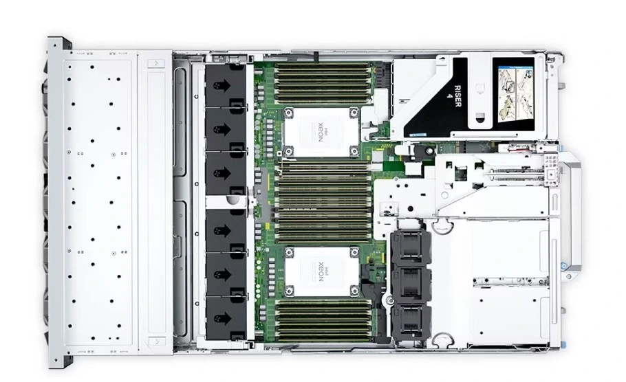 На уровне предприятий POWEREDGE R750 2U для установки в стойку