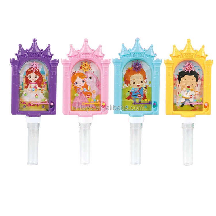 2023 preço barato cute plástico para criança Handheld Marble Game Brinquedos doces de doces de brinquedo para oferta promocional