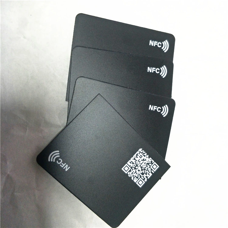 Matte Black NFC Phone Card Digital Business Cards