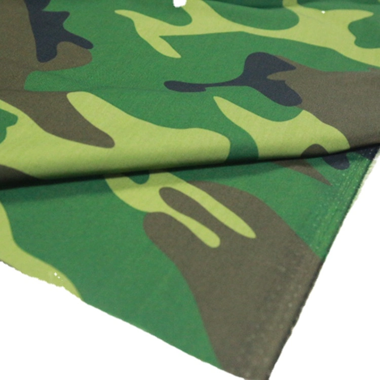 100 % polyester PVC étanche Anti-Infrared/PU tissé Tissu imprimé de style militaire tissu à armure sergé numérique pour Down Jacket enduire