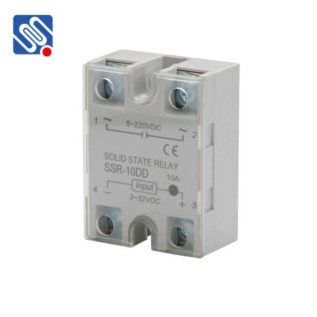 Meishuo SSR SSR-10dd High Quality Single Phase Solid State Power Electrical Relay