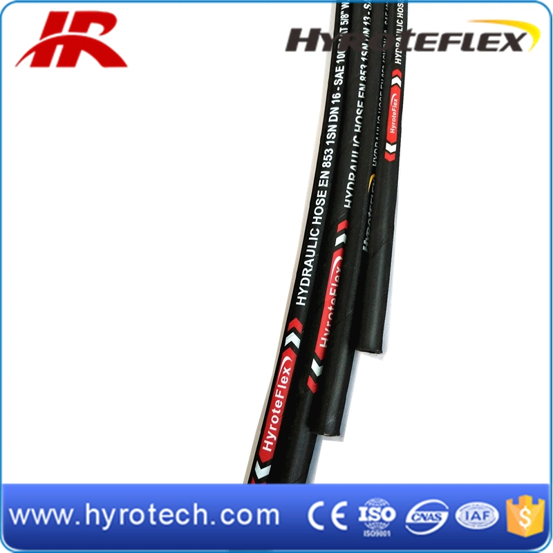 3/8 Inch High Pressure Hydraulic One Steel Braid Oil Resistant Rubber Hose SAE 100r1