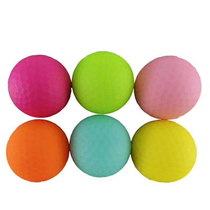 Pacote de impressão de qualidade Matte multicolor bola de golfe