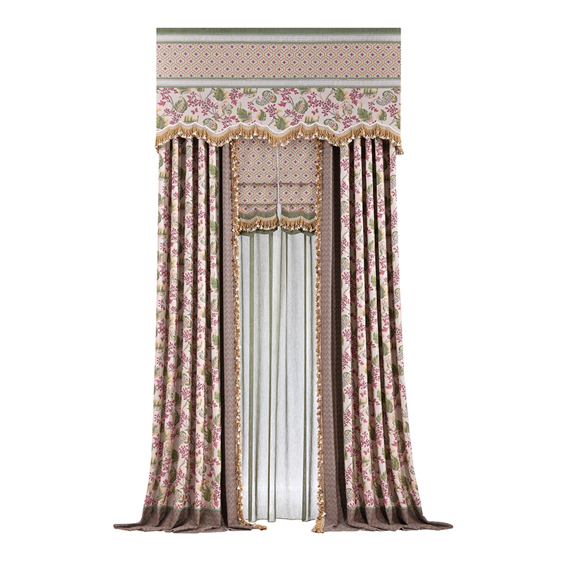 European Luxury Style Curtain Design and Cheap Price Embroidery Sheer Fabric