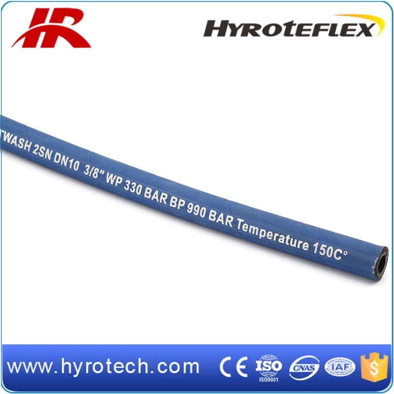 Industrial High Pressure Washer Synthetic Rubber Hose for Water Transfer Black or Blue Color