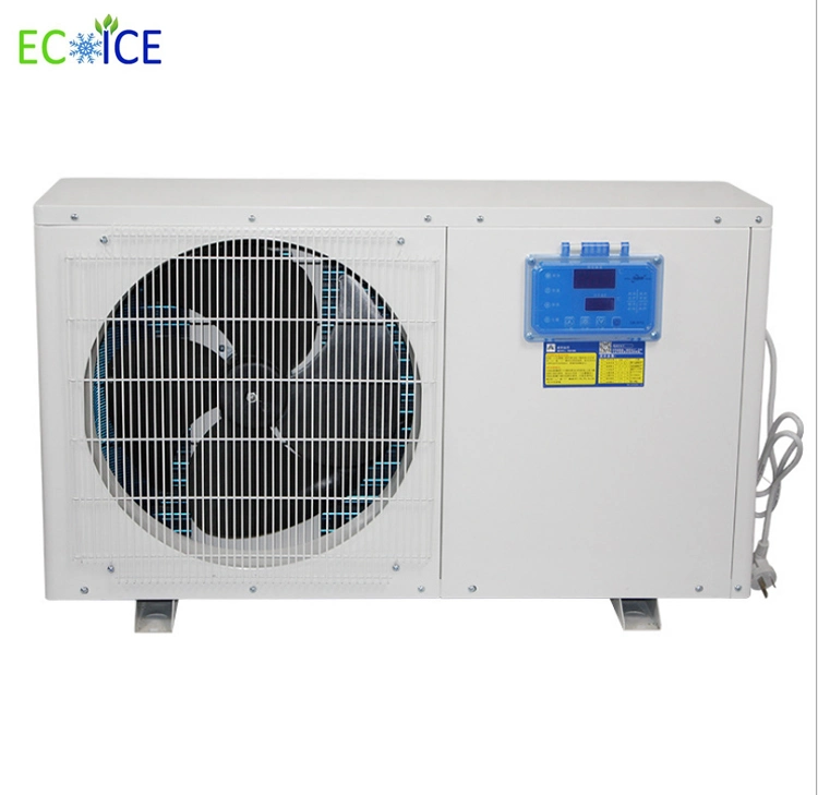 1/8 a 5 HP Pequeña Mini Chiller enfriados por agua de refrigeración sistema para la maricultura Piscina